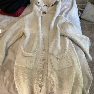 POL hooded cardigan